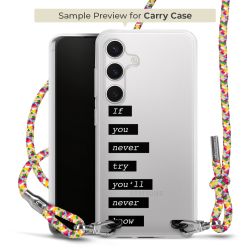 New Carry Case Transparent Stoff colourful/silber