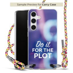 New Carry Case Transparent Stoff colourful/silber