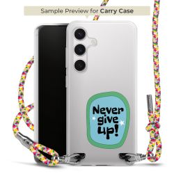 New Carry Case Transparent Stoff colourful/silber