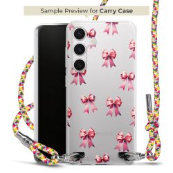 New Carry Case Transparent Stoff colourful/silber