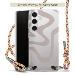 New Carry Case Transparent Stoff colourful/silber