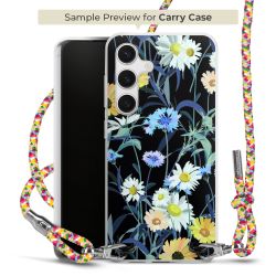 New Carry Case Transparent Stoff colourful/silber
