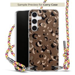 New Carry Case Transparent Stoff colourful/silber