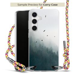New Carry Case Transparent Stoff colourful/silber