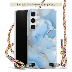 New Carry Case Transparent Stoff colourful/silber