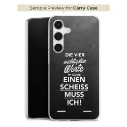 Carry Case Hülle Transparent ohne Band