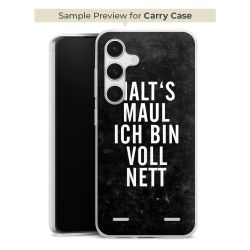 Carry Case Hülle Transparent ohne Band