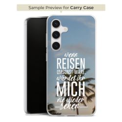 Carry Case Hülle Transparent ohne Band