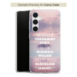 Carry Case Hülle Transparent ohne Band