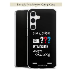 Carry Case Hülle Transparent ohne Band