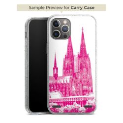 Carry Case Hülle Transparent/glitter ohne Band