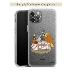 New Carry Case Hülle transparent-glitter