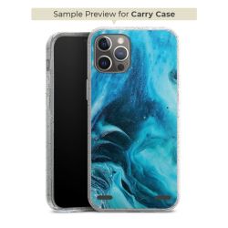 New Carry Case Hülle transparent-glitter