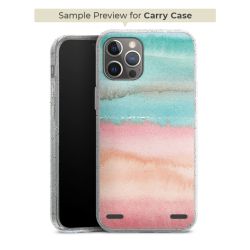 New Carry Case Hülle transparent-glitter