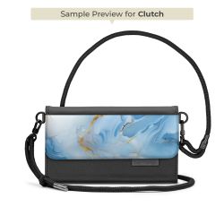 Handy Clutch mit Stoffband