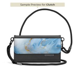 Handy Clutch mit Stoffband