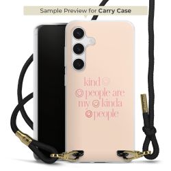 Carry Case Transparent Fabric black/gold