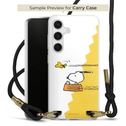 New Carry Case Transparent Stoff schwarz/gold