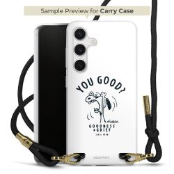 New Carry Case Transparent Stoff schwarz/gold