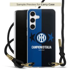 Carry Case Transparent Fabric black/gold