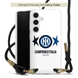 New Carry Case Transparent Stoff schwarz/gold