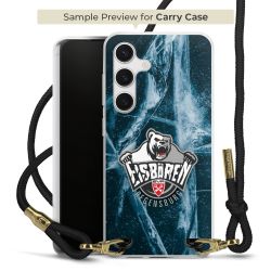 New Carry Case Transparent Stoff schwarz/gold