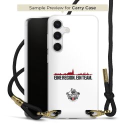 New Carry Case Transparent Stoff schwarz/gold