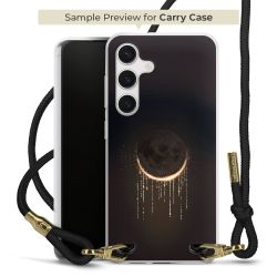 New Carry Case Transparent Stoff schwarz/gold