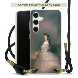 New Carry Case Transparent Stoff schwarz/gold