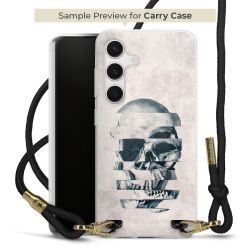 New Carry Case Transparent Stoff schwarz/gold