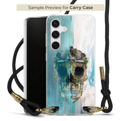 New Carry Case Transparent Stoff schwarz/gold