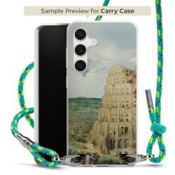 New Carry Case Transparent Stoff sparkling-neon/silber