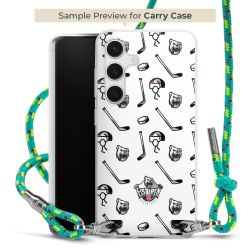 New Carry Case Transparent Stoff sparkling-neon/silber