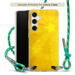 Carry Case Transparent Fabric sparkling neon/silver