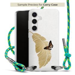 Carry Case Transparent Fabric sparkling neon/silver