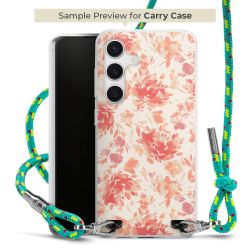 Carry Case Transparent Fabric sparkling neon/silver