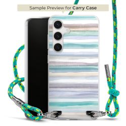 Carry Case Transparent Fabric sparkling neon/silver