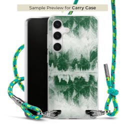 New Carry Case Transparent Stoff sparkling-neon/silber