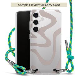 New Carry Case Transparent Stoff sparkling-neon/silber