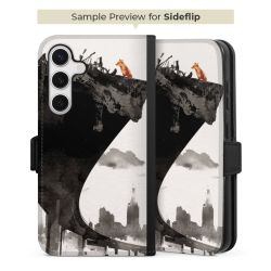 Sideflip with flap black/lateral flap