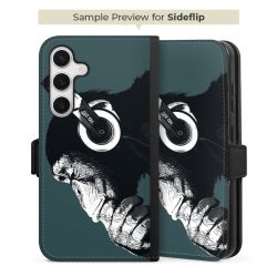 Sideflip with flap black/lateral flap