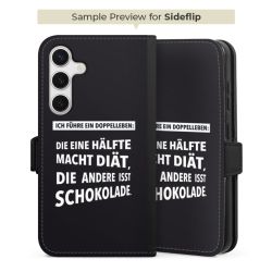 Sideflip mit Lasche schwarz/seiltliche Lasche