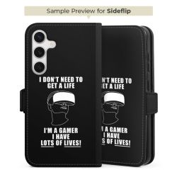 Sideflip with flap black/lateral flap