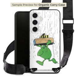 Organic Carry Case mit MagSafe schwarz Gurtband schwarz