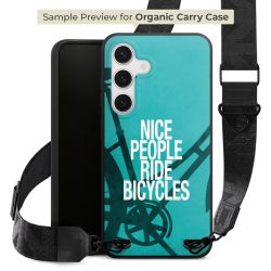 Organic Carry Case mit MagSafe schwarz Gurtband schwarz