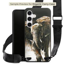 Organic Carry Case mit MagSafe schwarz Gurtband schwarz