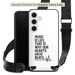 Organic Carry Case mit MagSafe schwarz Gurtband schwarz