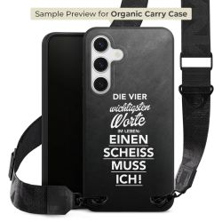 Organic Carry Case mit MagSafe schwarz Gurtband schwarz