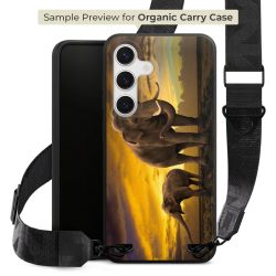 Organic Carry Case mit MagSafe schwarz Gurtband schwarz