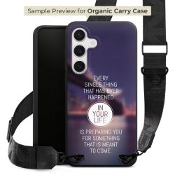 Organic Carry Case mit MagSafe schwarz Gurtband schwarz